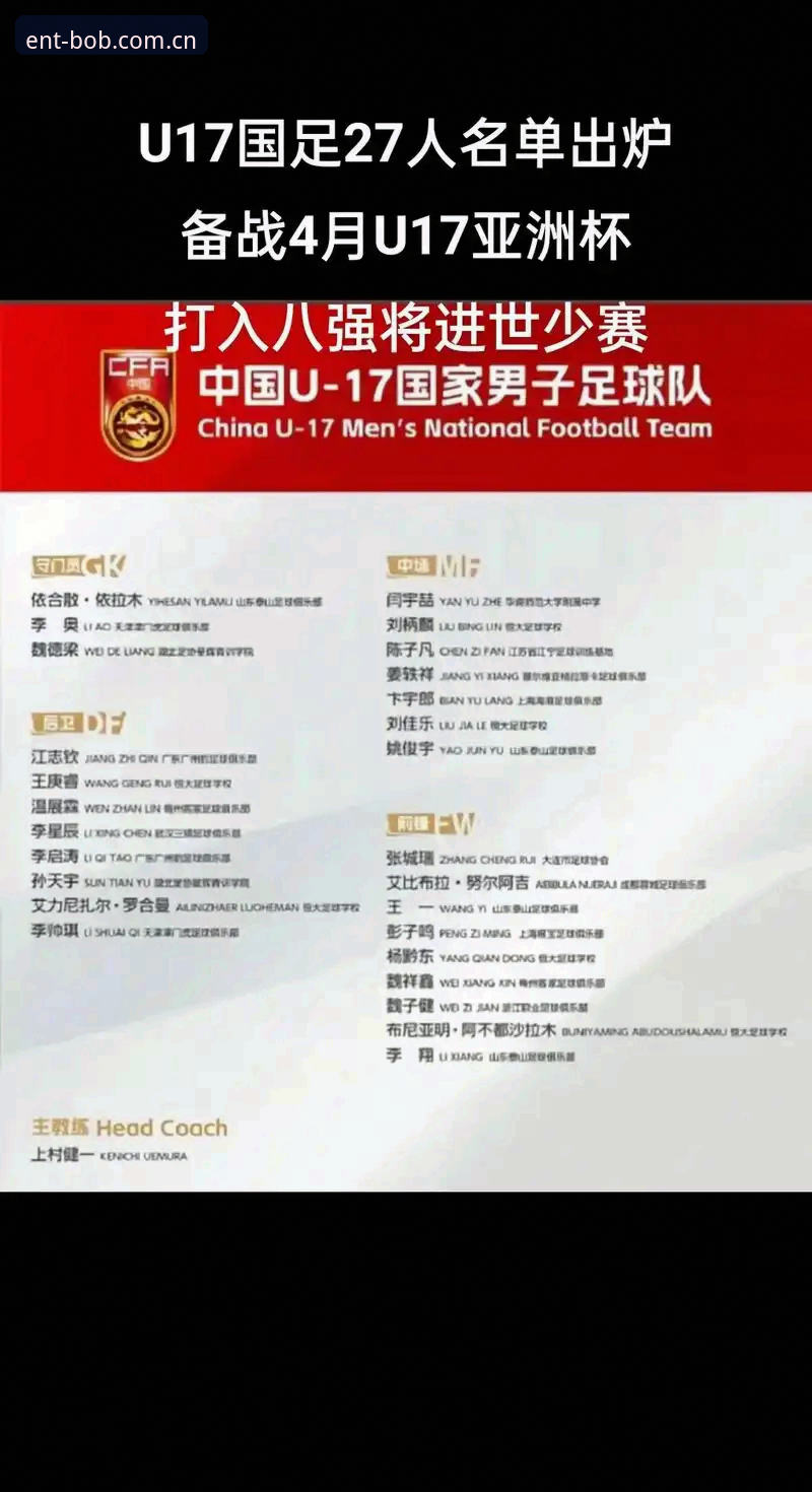 揭秘U17国足抽签分组背后的战略布局——从卡塔尔赛场到bob娱乐平台的深度解读
